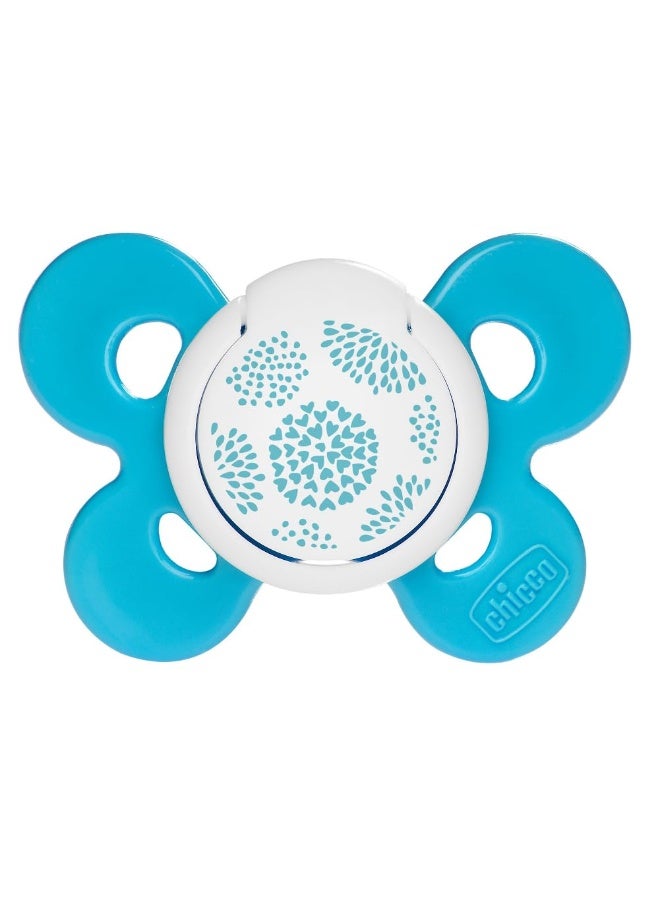 شيكو Chicco PhysioForma Utra Ergonomic Pacifier for Babies (6-16 Months) (1 Pc) (Any Colour) | Baby Teether/Soother with Unique Shape to Support Baby's Breathing | Soft Silicon Material | BPA Free (Blue) - Image 4